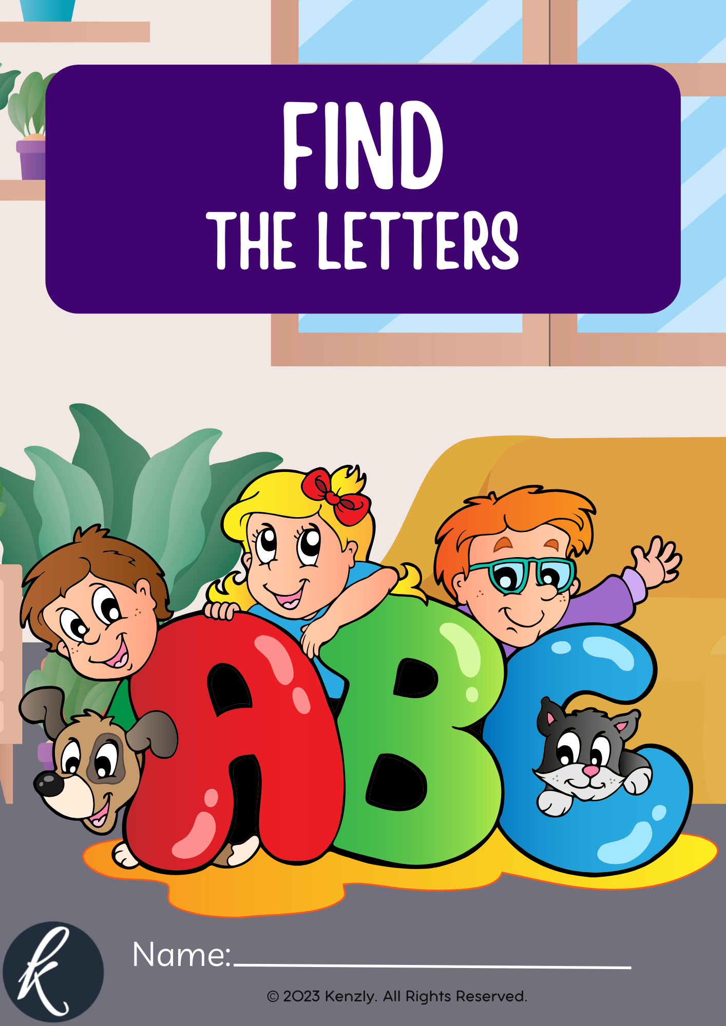 Find the Letter A to Z Alphabet Worksheet