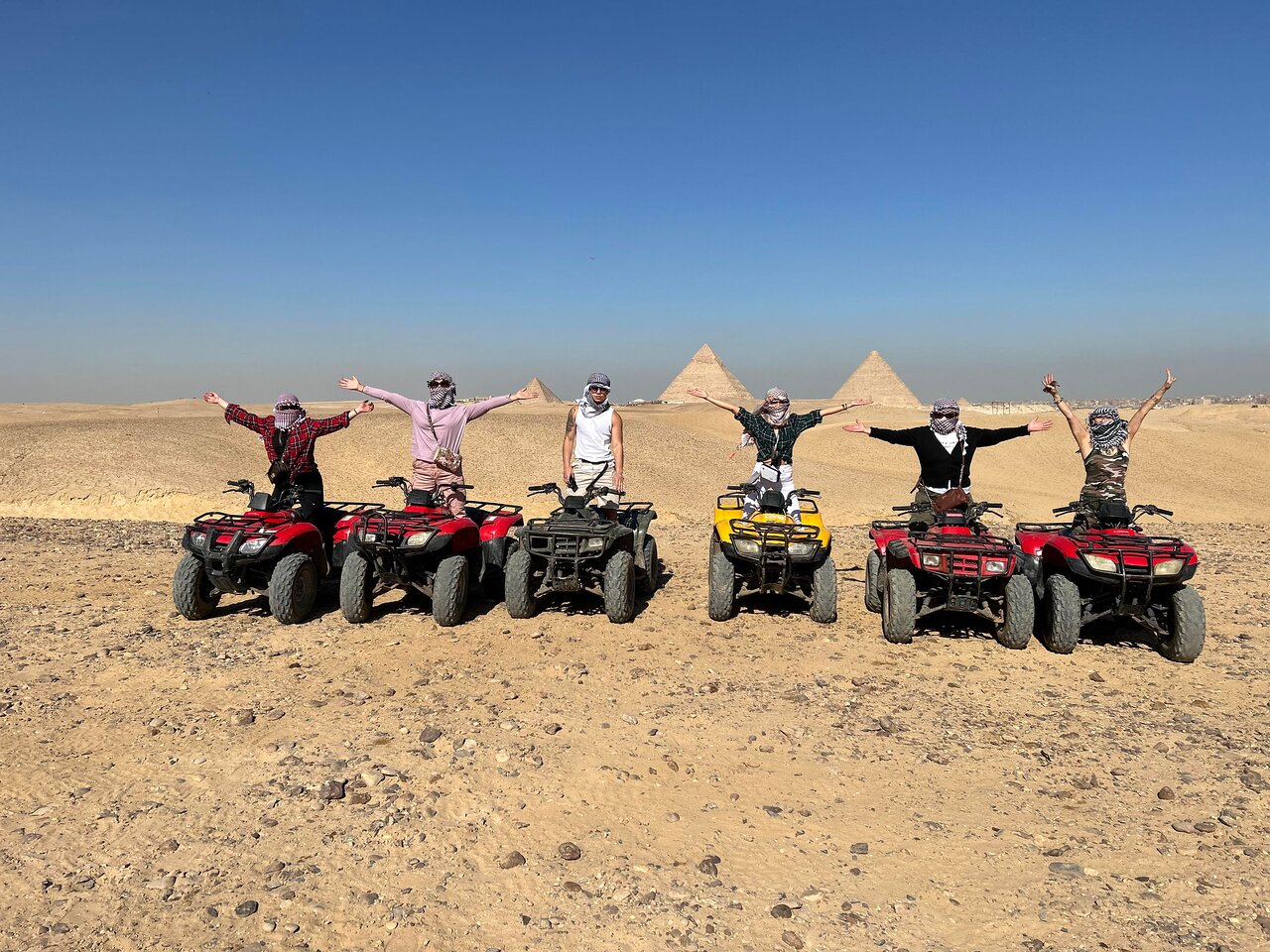 ATV Ride In The Pyramids Desert