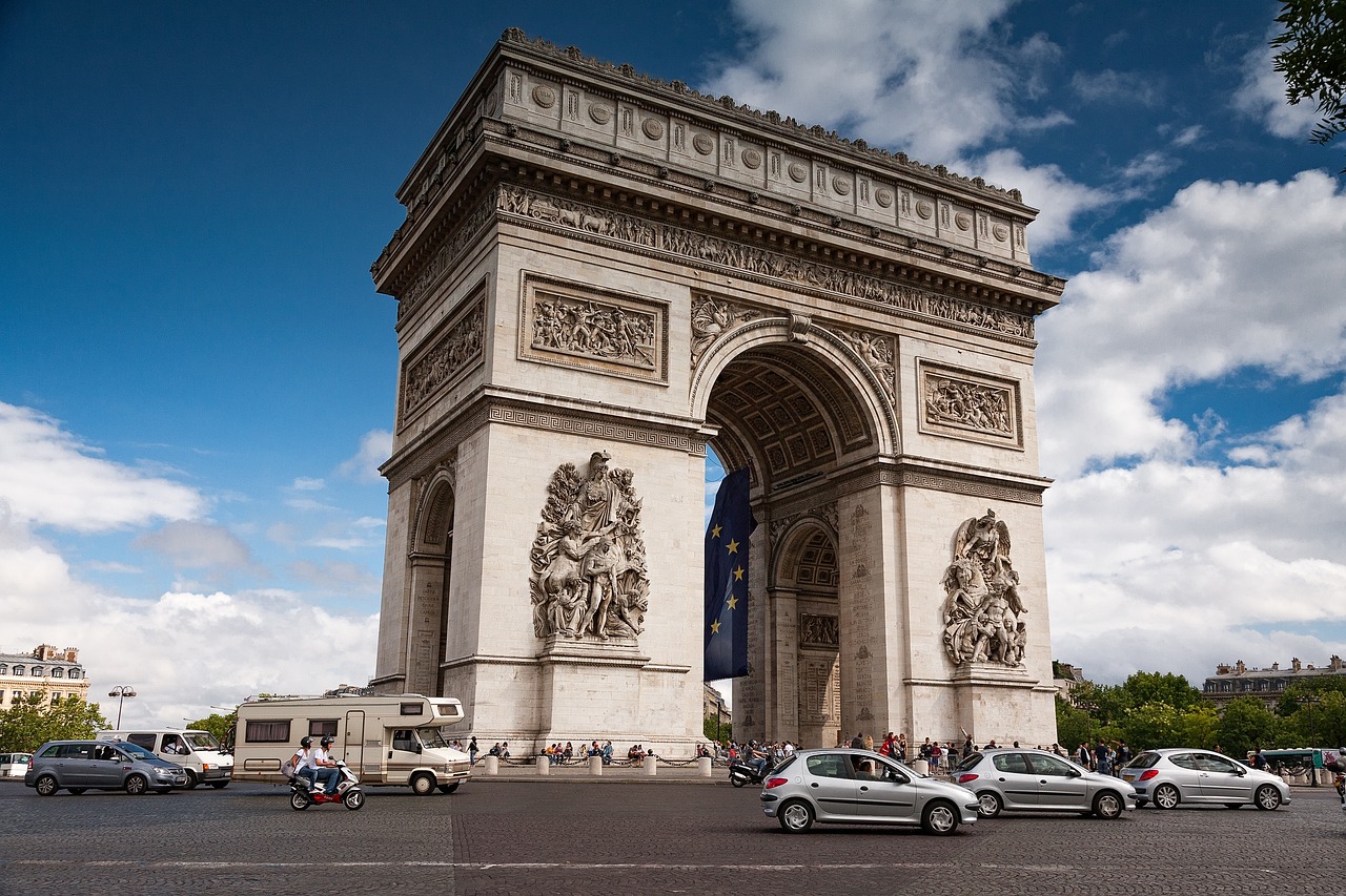 The Arc de Triomphe