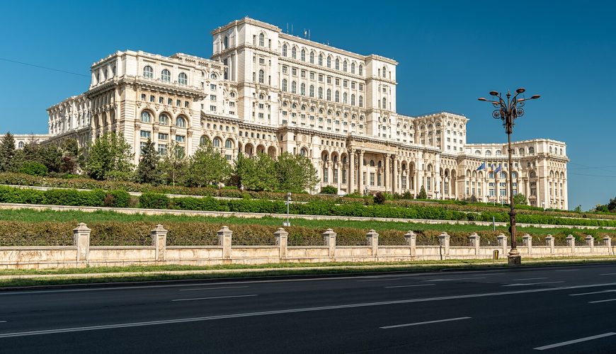 The Palace of the Parliament in Bucharest