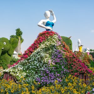 Dubai Miracle Garden & Global Village Tour with Private Transfers