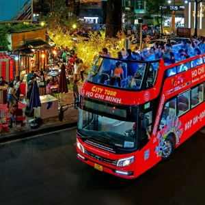 1 Round Ho Chi Minh City Open-Top Bus Tour
