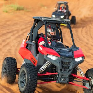 Big Red Desert Buggy Tour with Camel Ride & Sandboarding