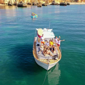 Private BE HAPPY Algarve Coast Boat Tour