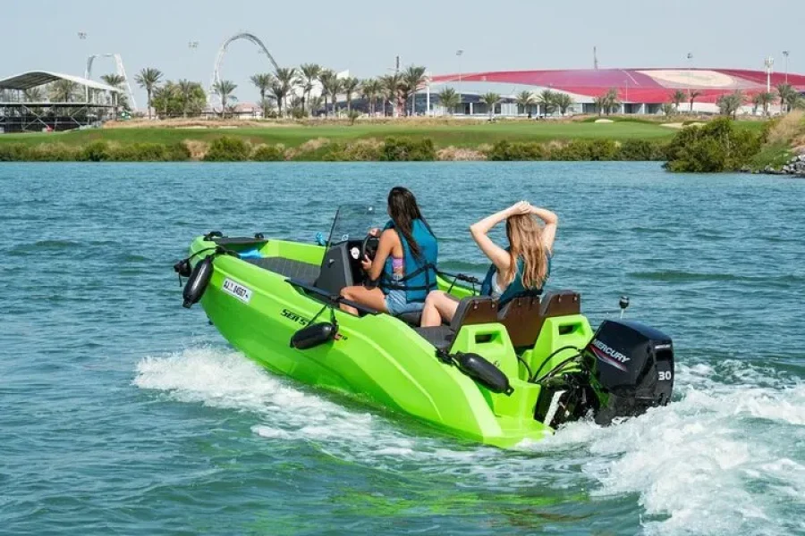 Yas Island Self Drive Boat Tour for Solo & Groups