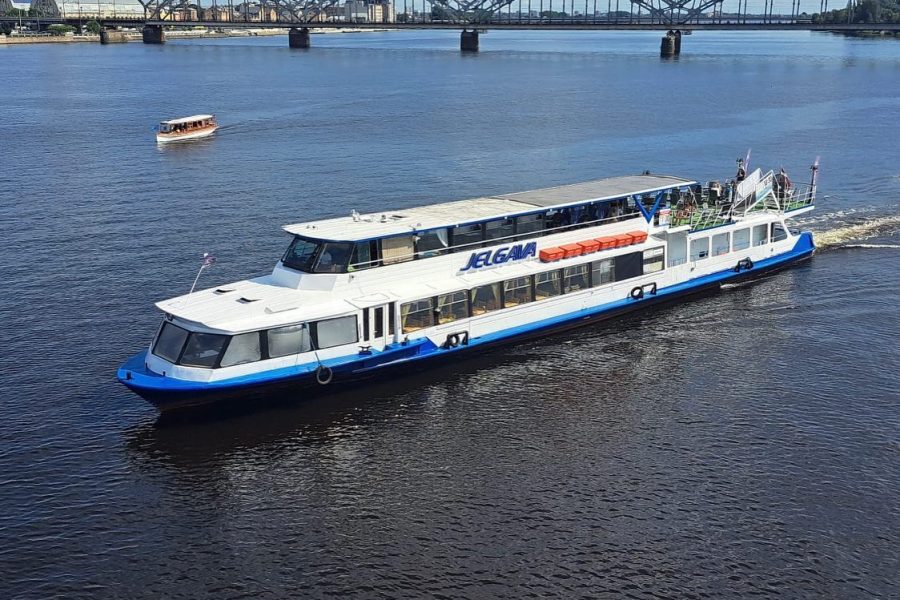 1 Hour Riga River Tour on Jelgava Liepaja Boat