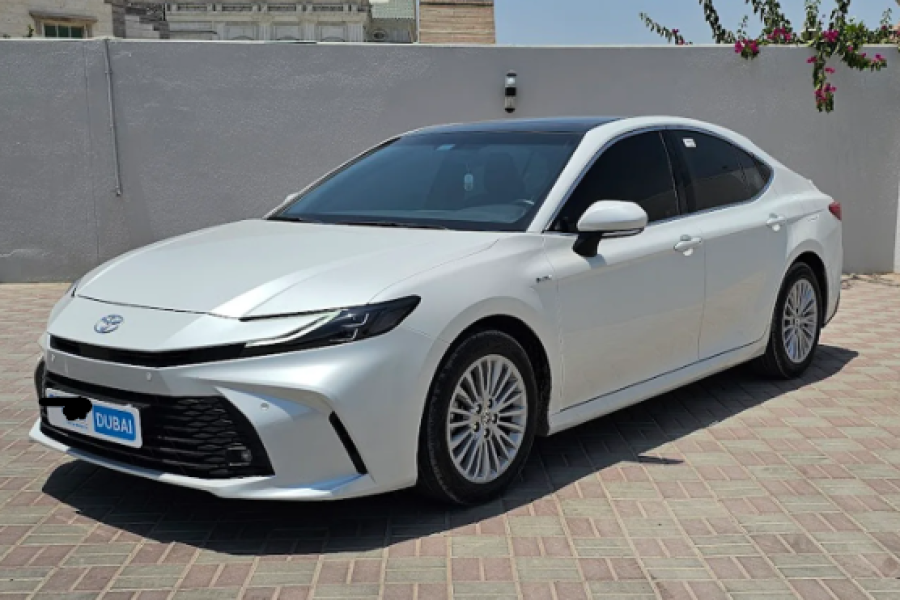 Rent a Toyota Camry Hybrid in Dubai & Abu Dhabi