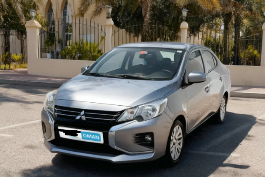 Rent Mitsubishi Attrage in Muscat Oman